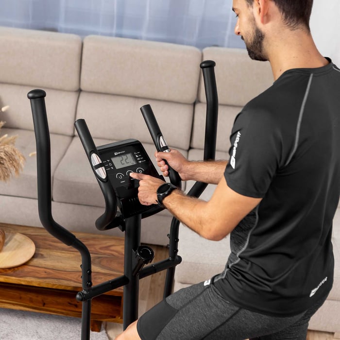 Computer multifunzione per allenamento dell'orbitrek magnetico HS-003C Focus rosso