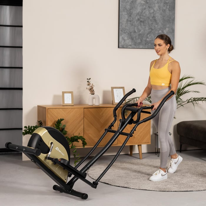 Ruote di trasporto nell'ellittica magnetica HS-003C Focus oro