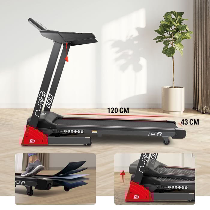 Cintura da corsa del tapis roulant Bolt larga 43 x 120 cm