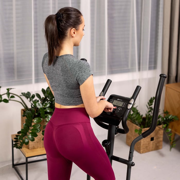 Computer di allenamento multifunzionale dell'orbitrek magnetico HS-003C Focus grigio