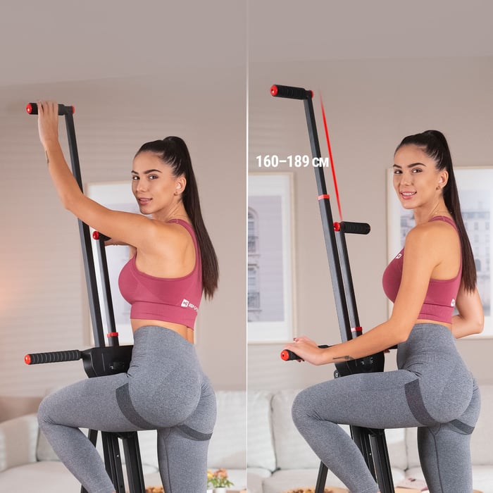 Arrampicatore verticale HS-CM200 dotato di regolazione delle maniglie mobili