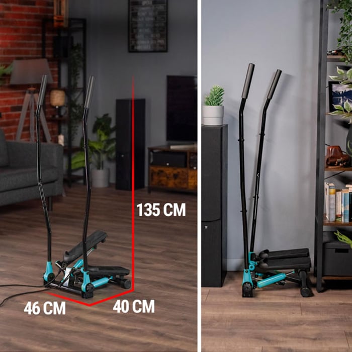 Dimensioni compatte dello stepper HS-045s Slim blu