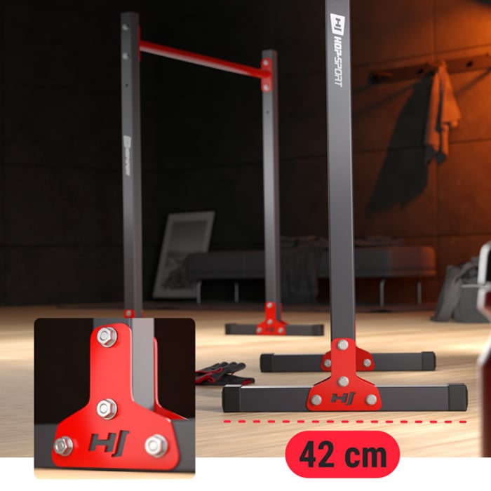 Struttura rinforzata nelle parallele HS-1011K del marchio Hop-Sport