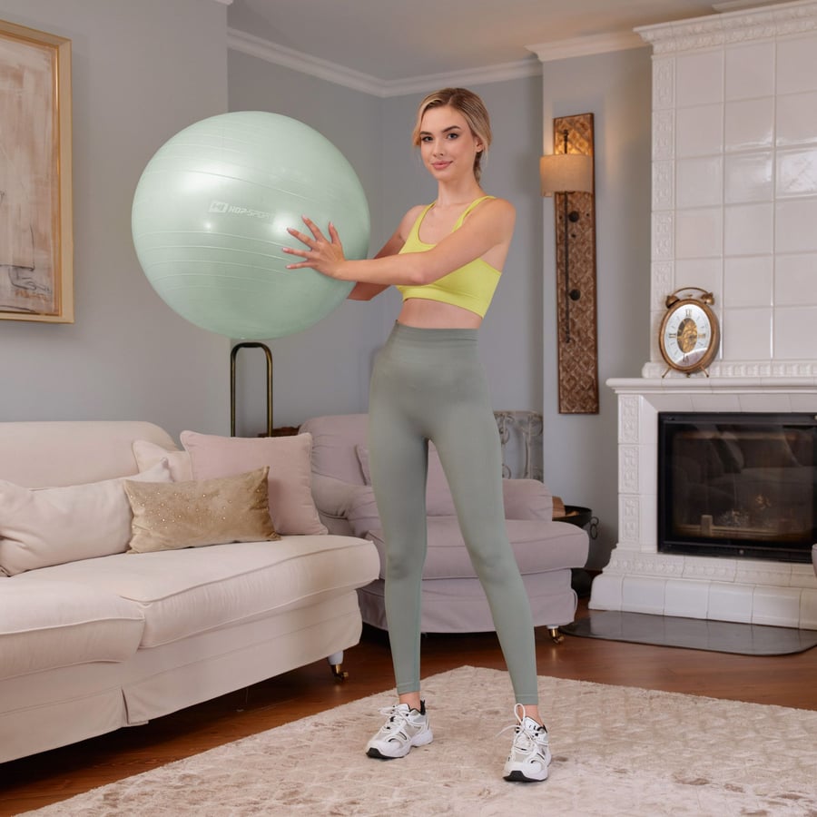 Yoga ball 65cm HS-R065YB - sage - 2