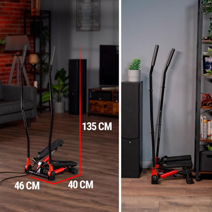 Dimensioni compatte dello stepper HS-045s Slim rosso