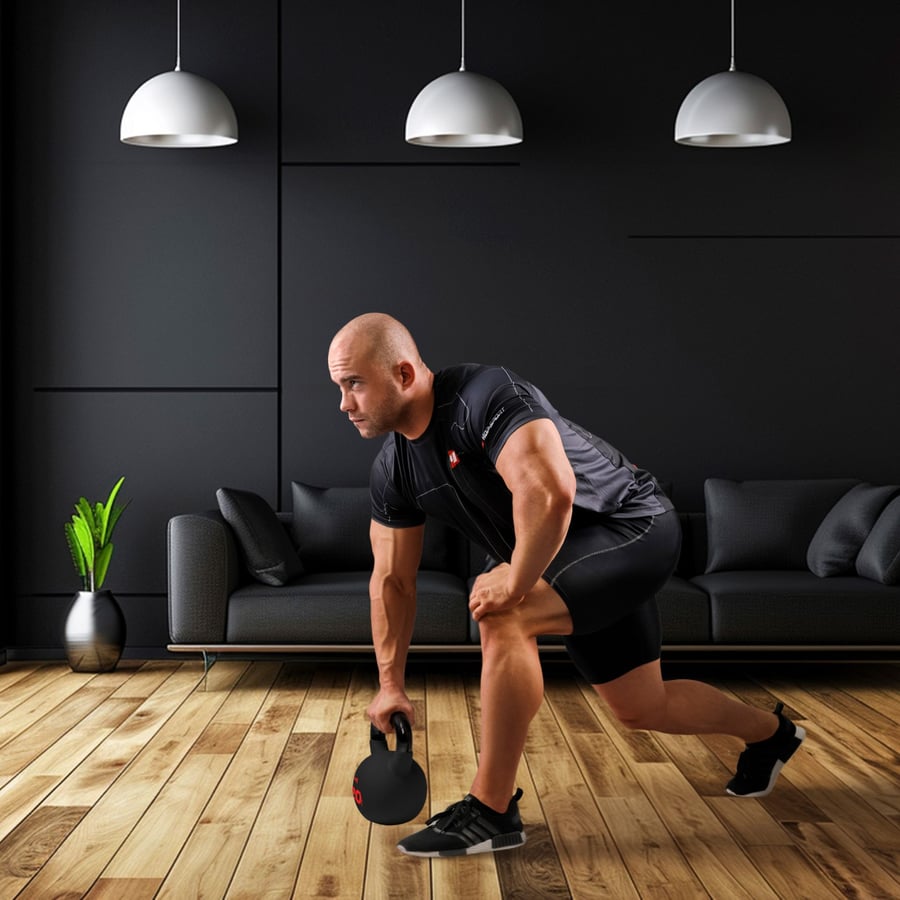 Kettlebell żeliwny 20kg HS-IB02 - 7