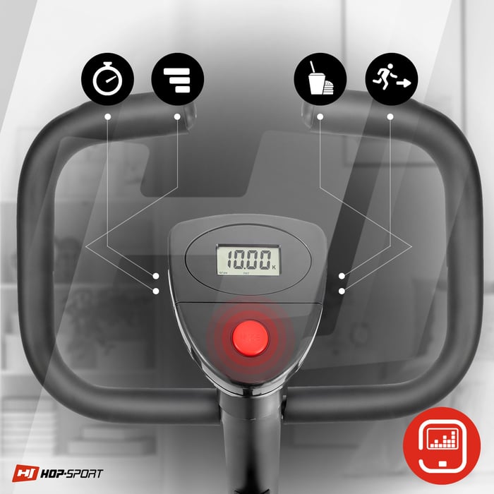 Bicicletta da allenamento HS-010H Rio lime dotata di un semplice computer di allenamento