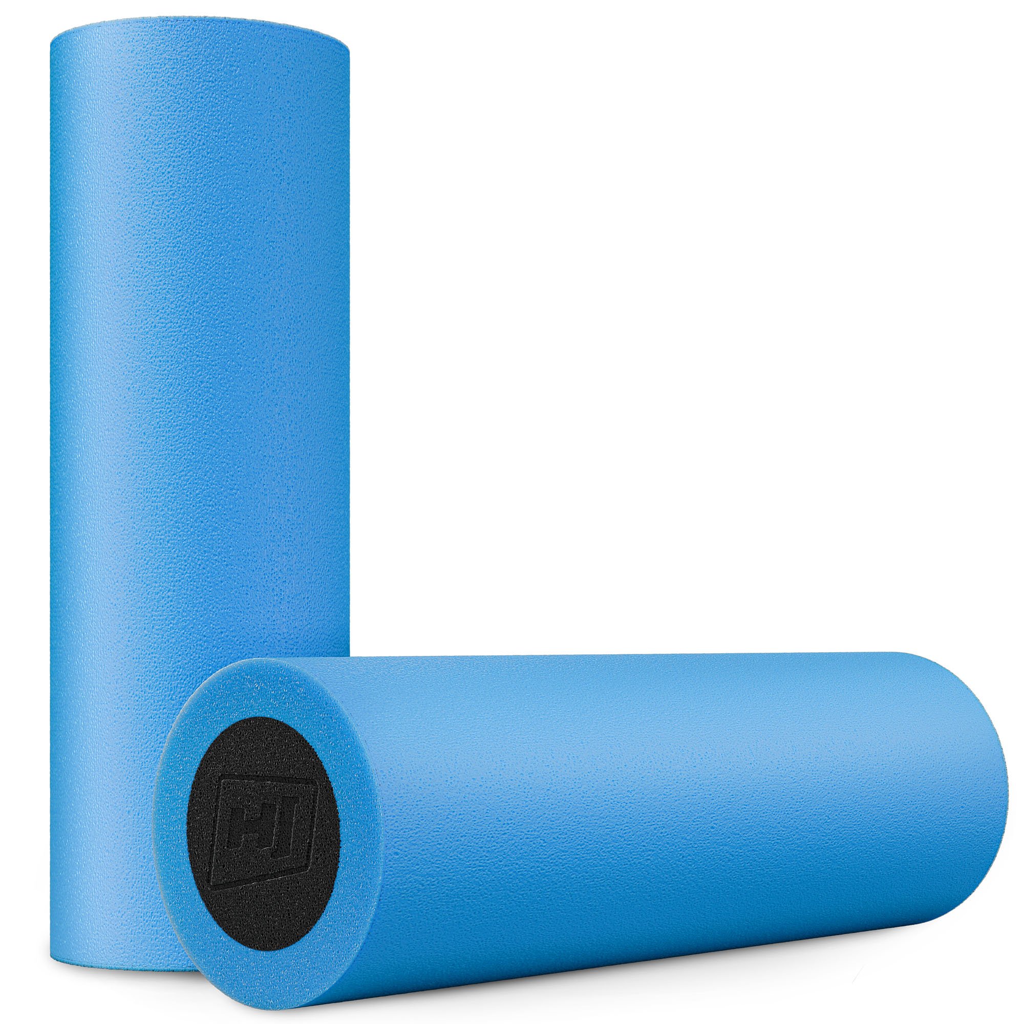 Rullo in schiuma EPE per lo stretching post-allenamento in colore blu-nero
