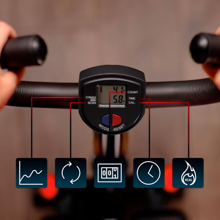 Computer di allenamento a portata di mano nello stepper rotante con colonna HS-055S Noble rosso