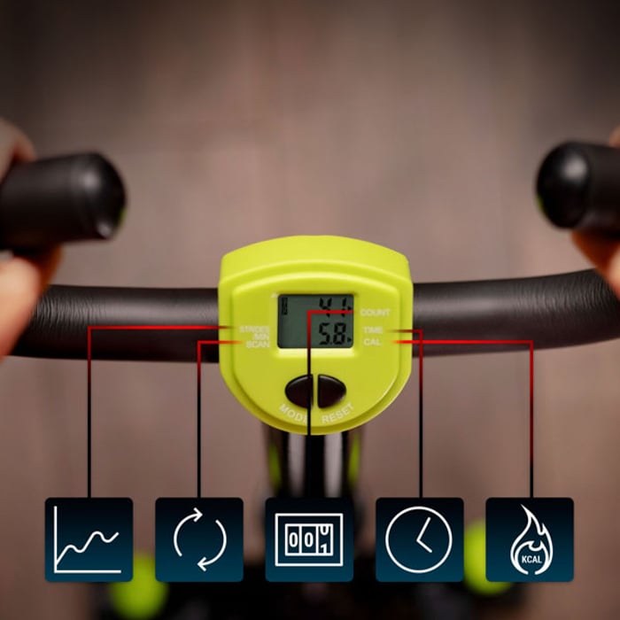 Computer di allenamento a portata di mano nello stepper rotante con colonna HS-055S Noble lime