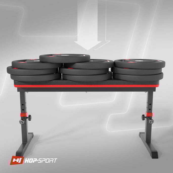 Struttura resistente della panca piana del marchio Hop-sport