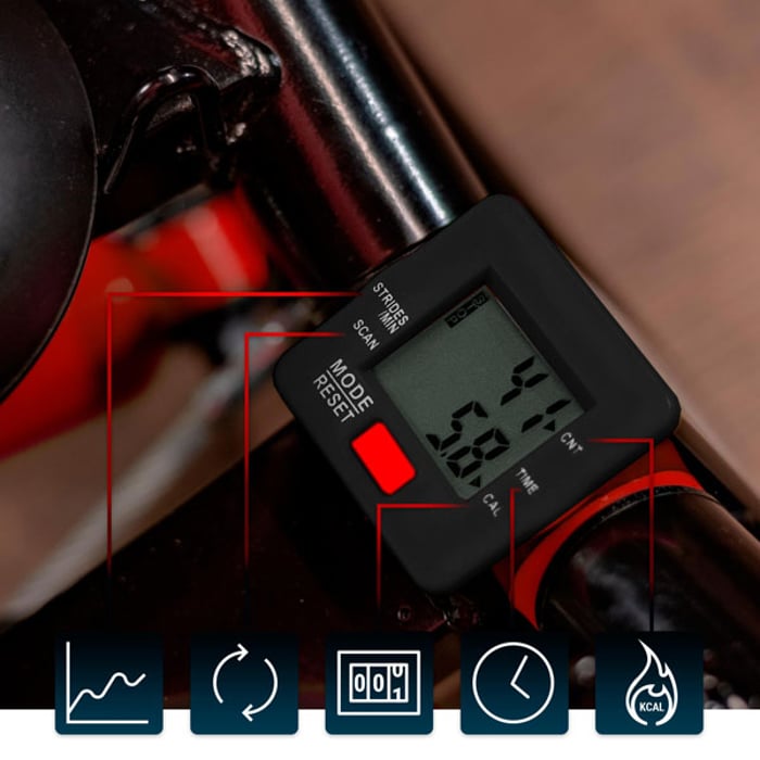 Parametri di allenamento con lo stepper HS-045s Slim rosso