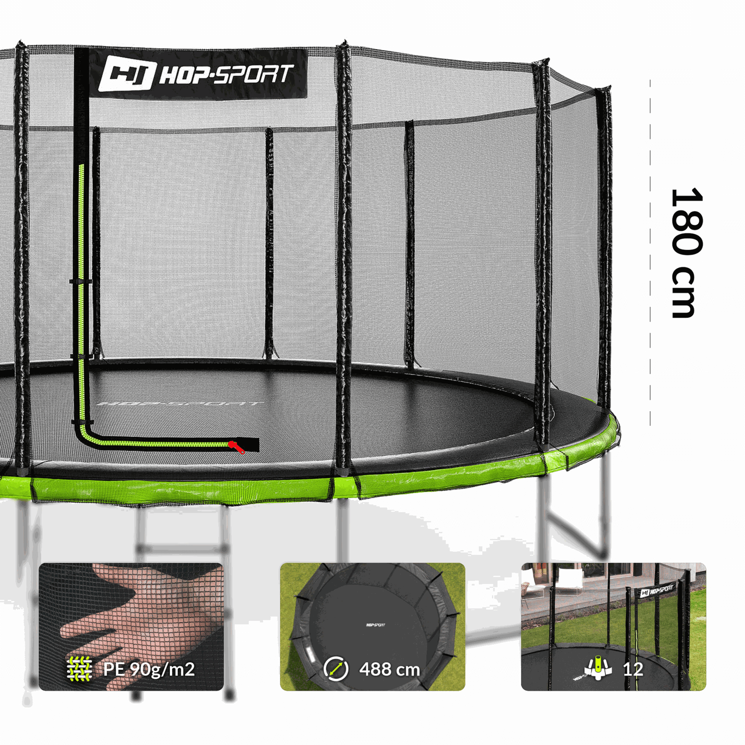 Rete esterna per trampolini 488 cm / 16 ft HS-TON016Z
