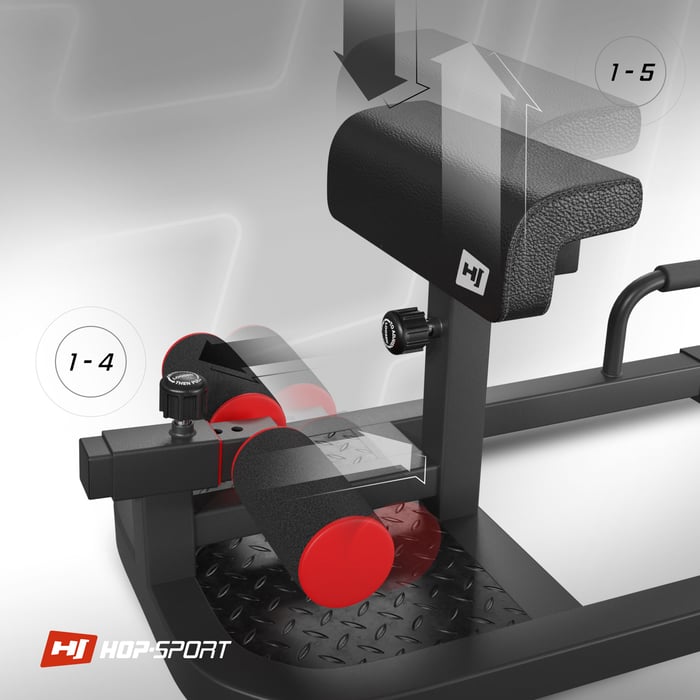 Possibilità di regolazione nella macchina per squat HS-2020SM