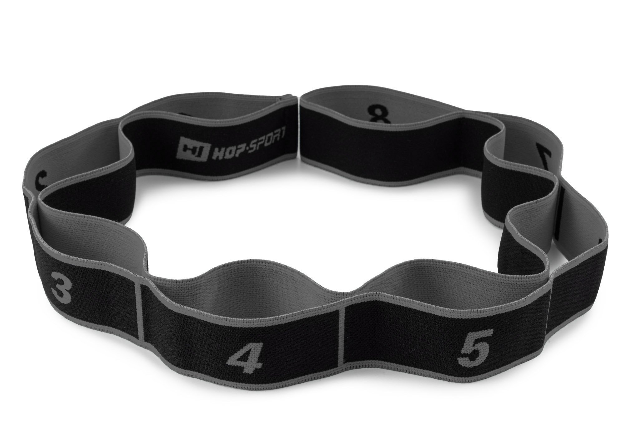 Fascia ginnica grigia del marchio Hop-Sport per stretching