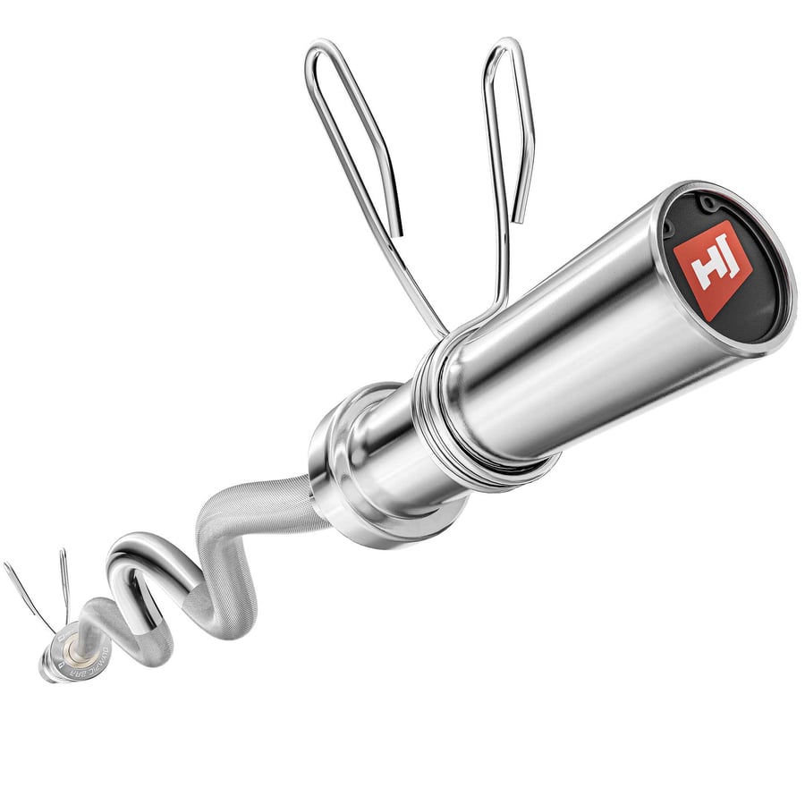 Bilanciere olimpico fortemente curvato 120 cm (50 mm) con boccola rotante