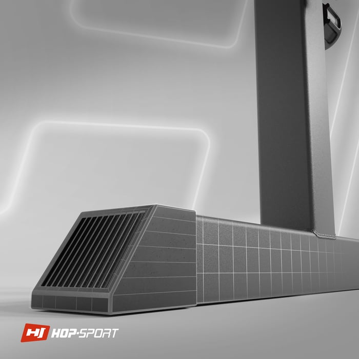 Base nella panca piana HS-1025 del marchio Hop-sport