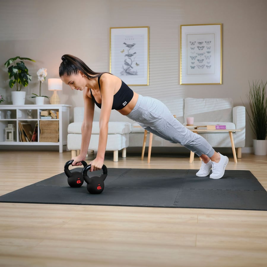 Kettlebell żeliwny 6kg HS-IB006 - 5