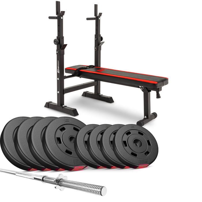 Contenuto del set culturistico 39kg del marchio Hop-sport