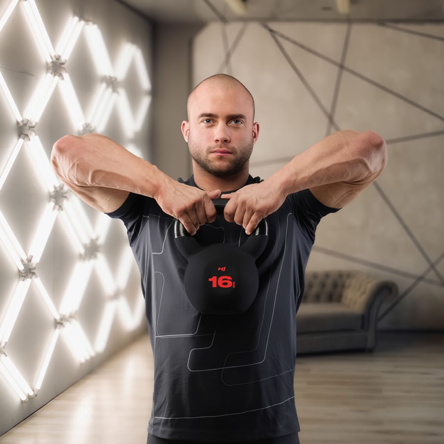 Kettlebell żeliwny 16kg HS-IB01 - 3