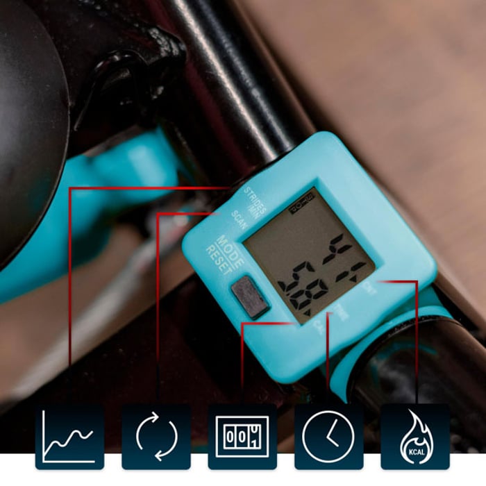 Parametri di allenamento con lo stepper HS-045s Slim blu