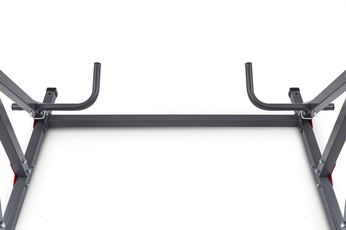 Primo piano della struttura stabile nelle maniglie di allenamento HS-1018K del marchio Hop-Sport