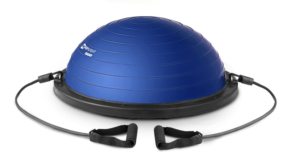 Piattaforma di bilanciamento con cavi blu