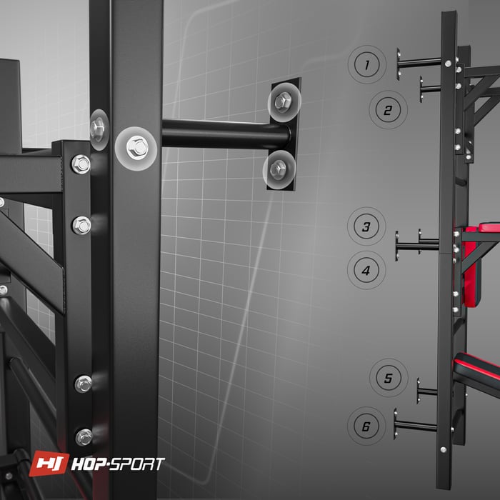 Metodo di montaggio delle barre multifunzionali HS-1008K del marchio Hop-Sport