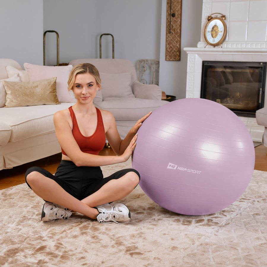 Yoga ball 85cm HS-R085YB - viol - 4