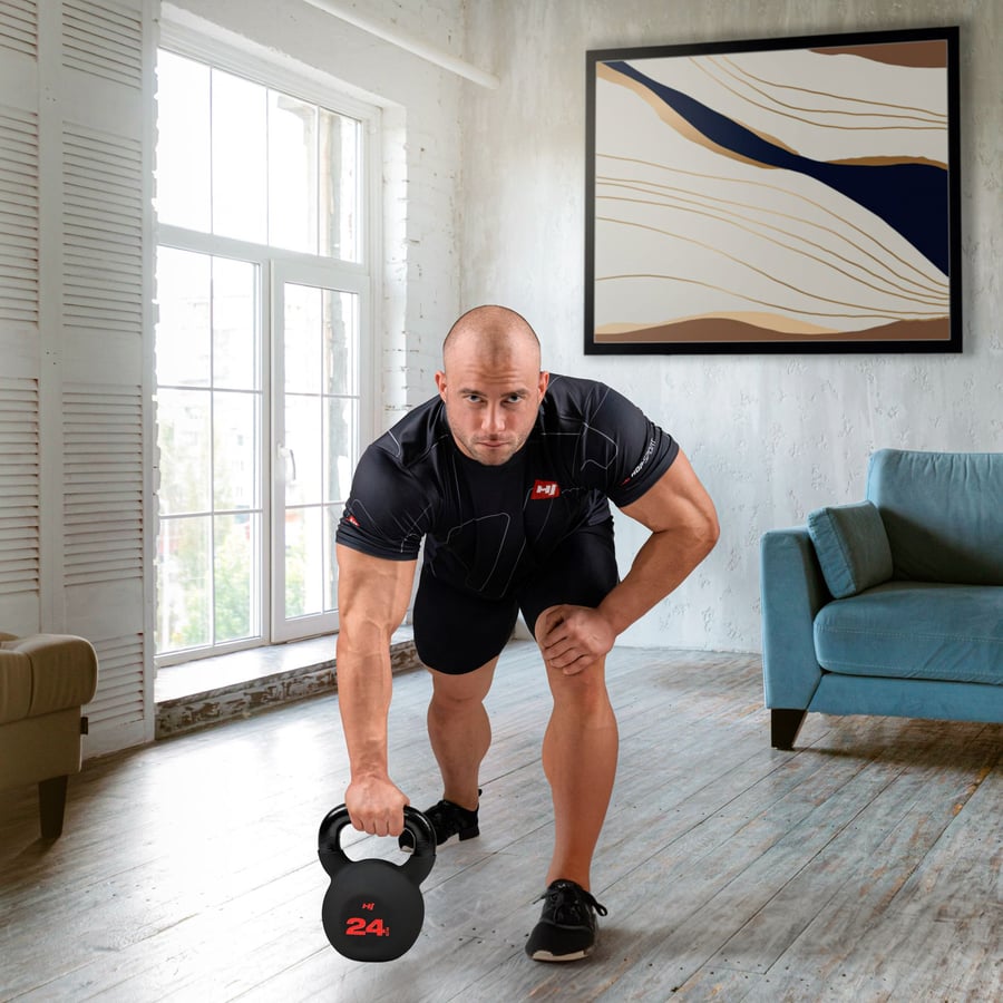 Kettlebell żeliwny 24kg HS-IB02 - 5