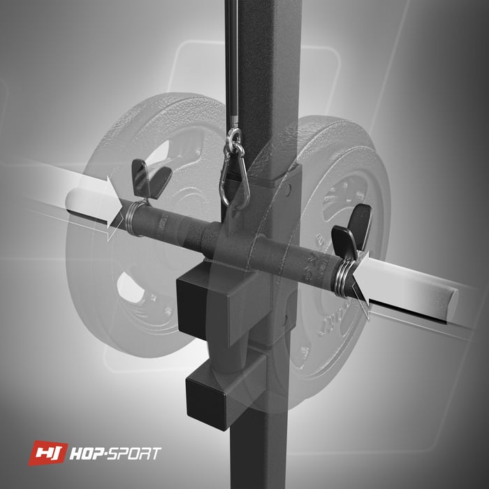 Perni per pesi nella lat machine per panche da allenamento Hop-sport