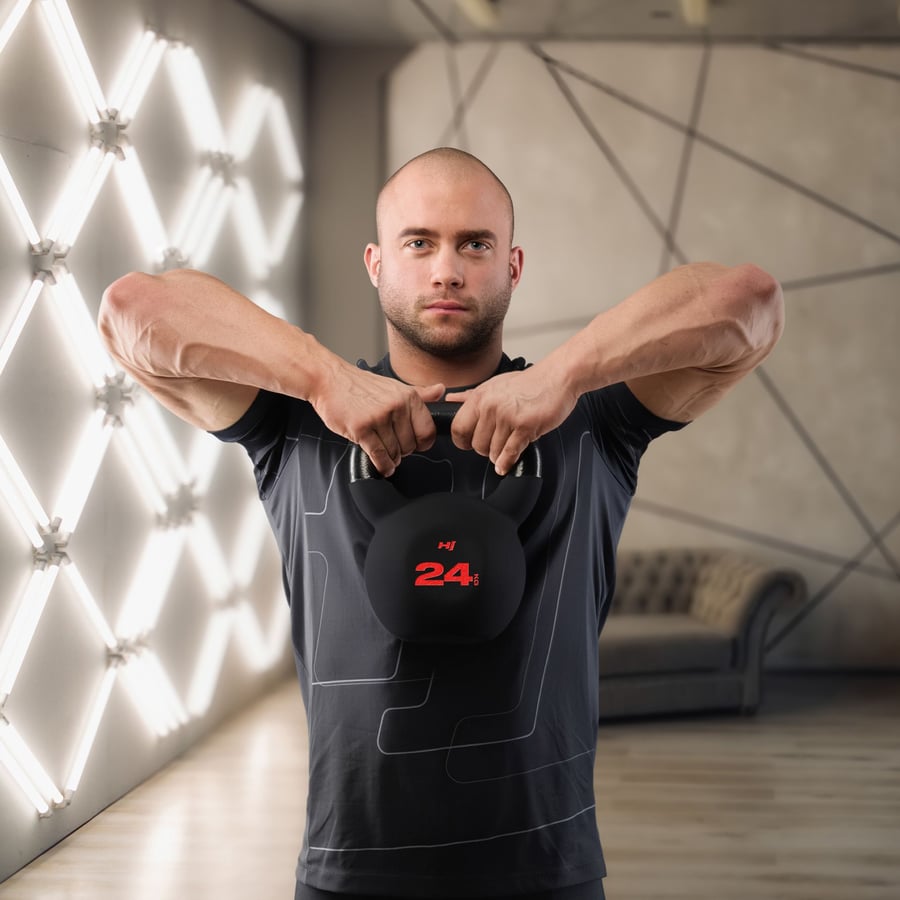 Kettlebell żeliwny 24kg HS-IB02 - 4