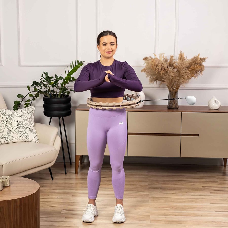 Hula Hoop Beżowe NOWE - 5