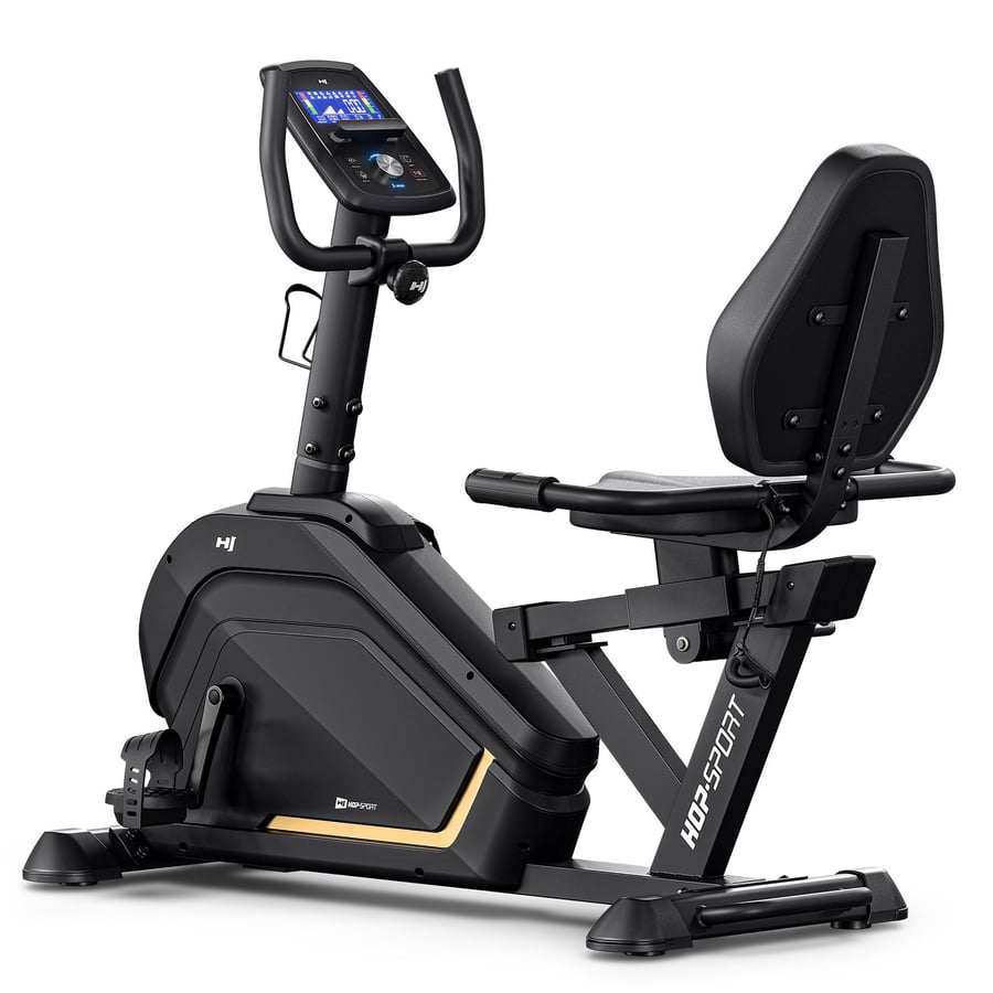 Bicicletta reclinata elettromagnetica HS-120L Ravel nero