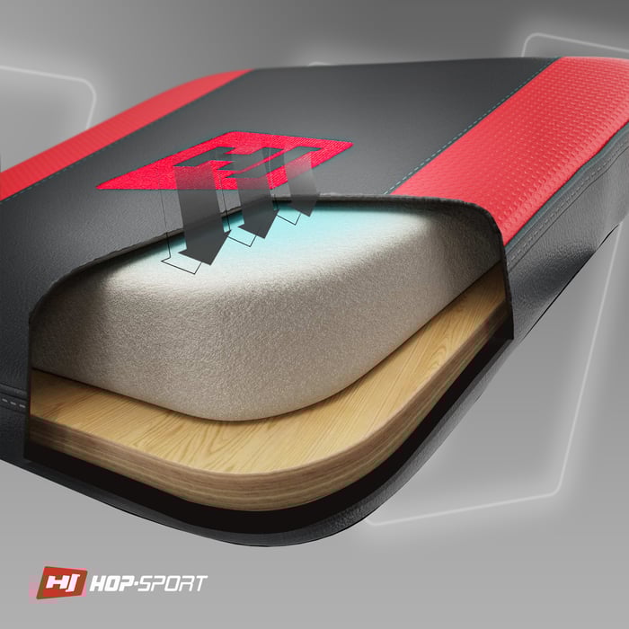 Sezione del supporto nell'attrezzatura sportiva del marchio Hop-sport