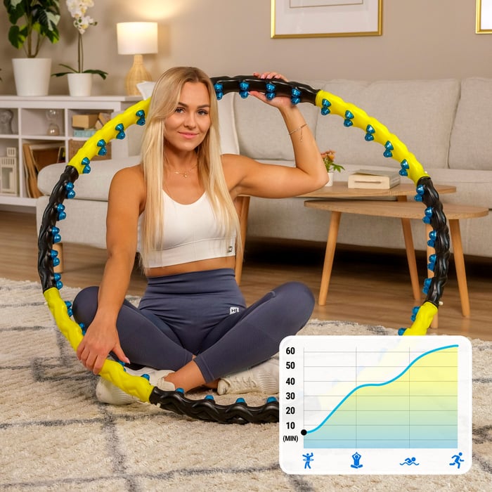 Rappresentato hula-hoop HS-080HH del marchio Hop-sport