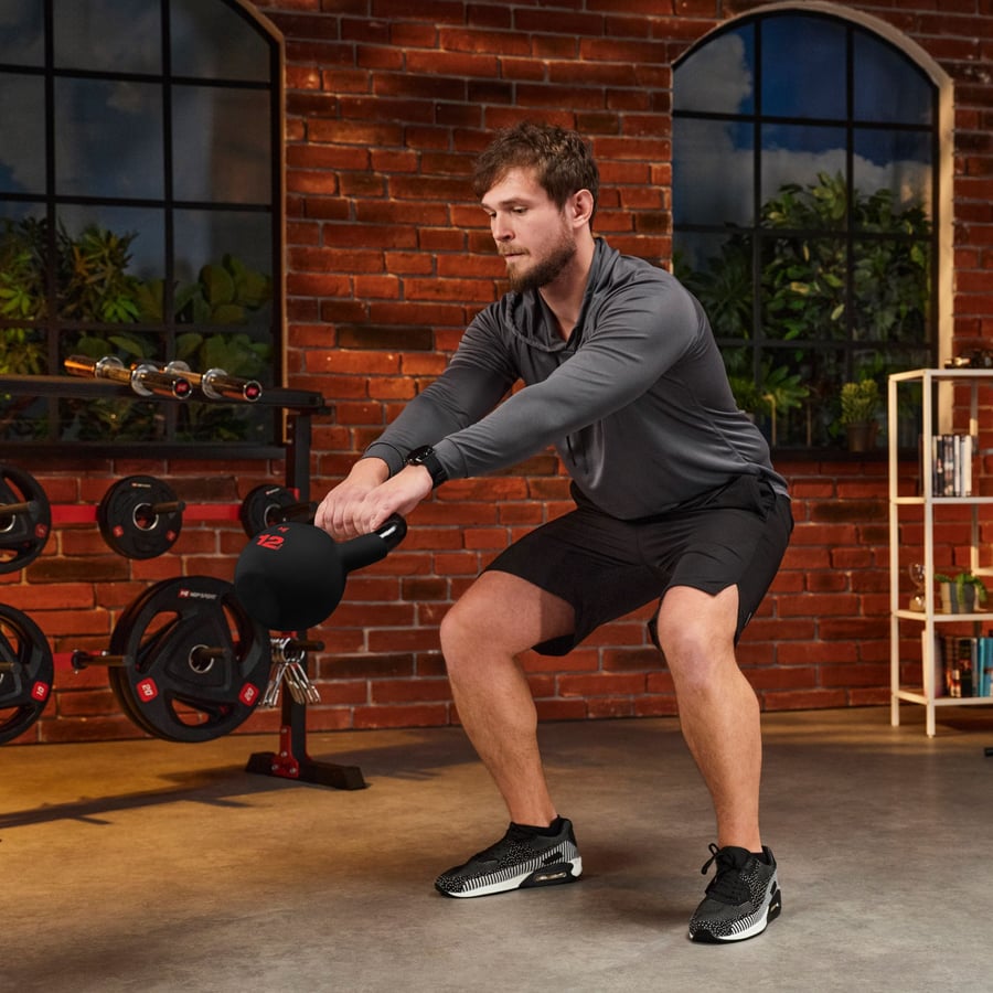 Kettlebell żeliwny 12kg HS-IB01 - 8