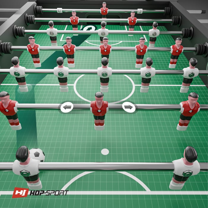 Calcio balilla Evolution realizzato in resistente MDF