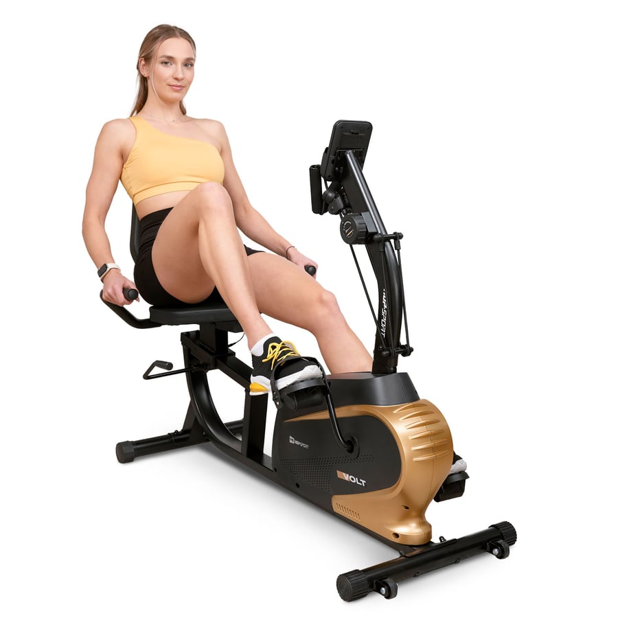 Rower leżący HS-045L VOLT Złoty