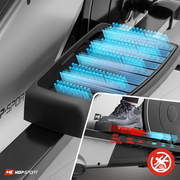 superficie antiscivolo delle piattaforme dell'orbitrek blaze hop-sport