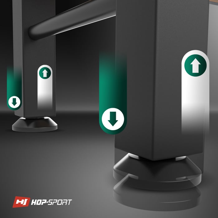 Calciobalilla Evolution è dotato di piedini livellanti