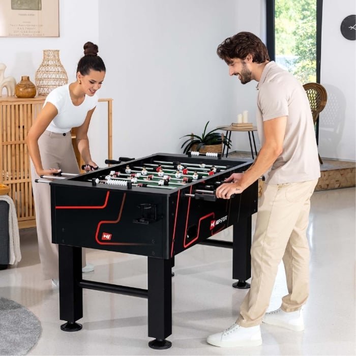 Calciobalilla Evolution si distingue per stabilità e resistenza