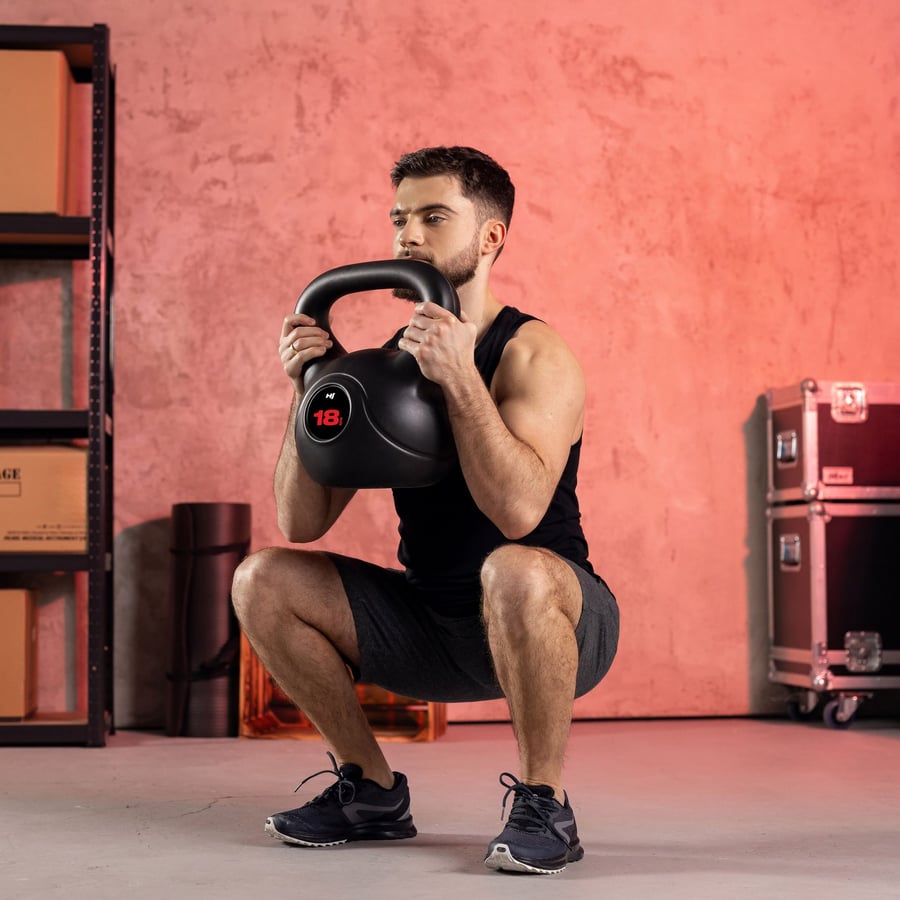 Cement kettlebell 18kg HS-PB018 - 3